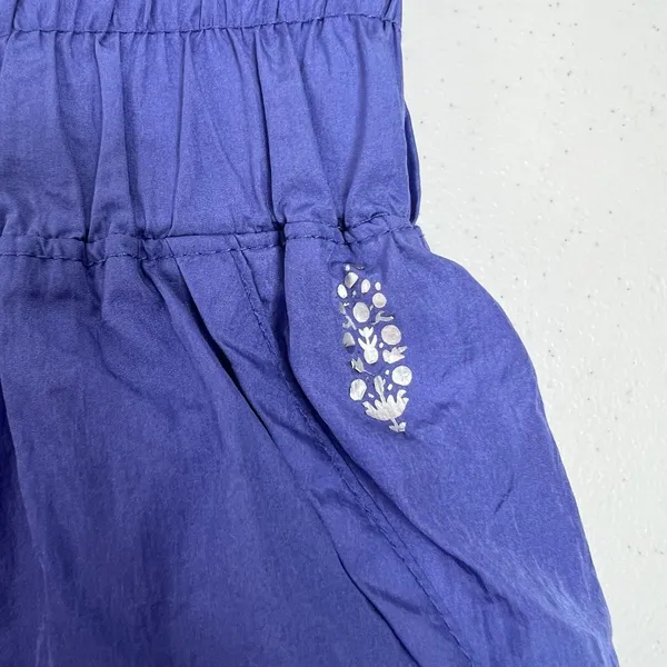 Free People Size L FP Movement The Way Home Shorts High Waist Lined Purple Logo‎ - Image 6