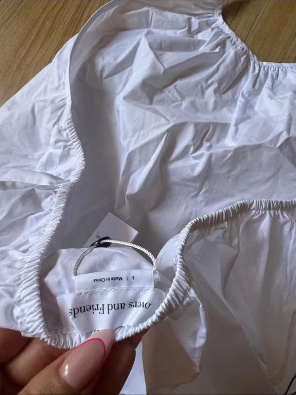 Lovers + Friends White Ruched Halter Top - Image 3