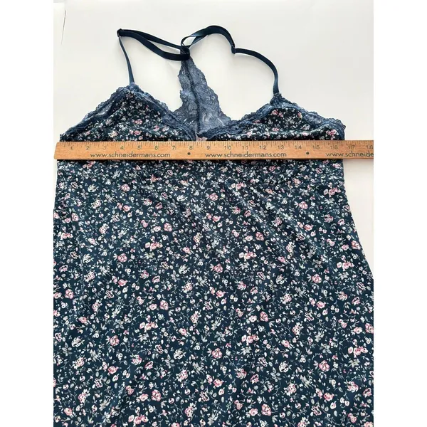 Marilyn Monroe Slip Dress Sz XL Floral Babydoll Nightgown Lace Cottage Fairy - Image 9