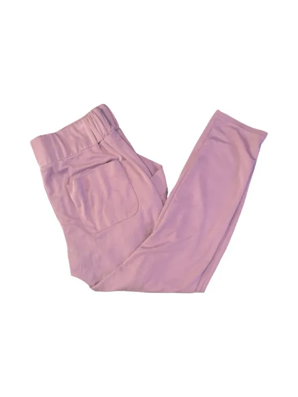 Free People Tapered Harlem Flowy Slouch Pocket Pants In Wine Pink Small Cozy - Image 3