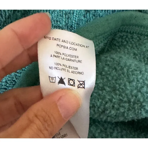Patagonia Better Sweater 1/4 Zip Pullover Jacket Teal Size Small - Image 8