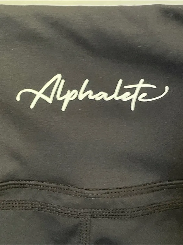 Alphalete Black 7/8 Length Leggings Medium Workout - Image 3
