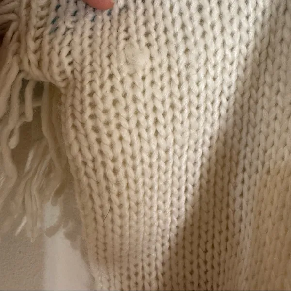 Rock&roll ladies Cozy Knit Sweater with Fringe Details western rodeo size XL - Image 9