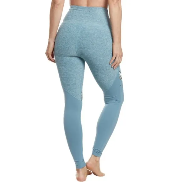 Beyond Yoga High Waist Colorblock Leggings Medium Blue‎ Seamless Stretch Active - Image 2