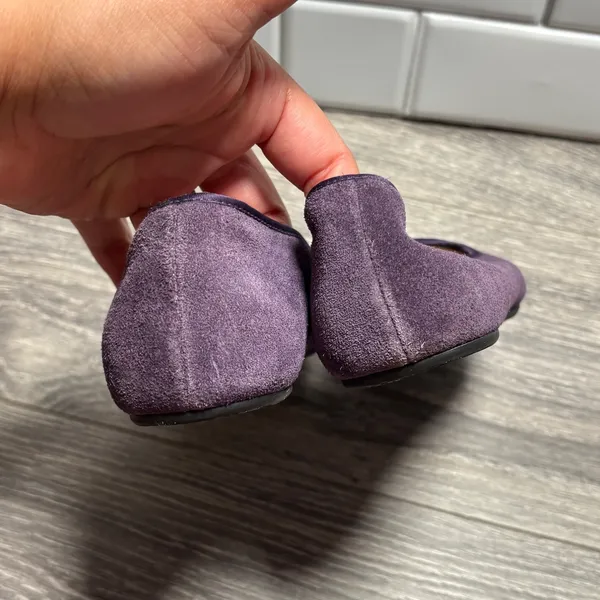 UGG Purple Suede Shearling Lined Australia Alloway‎ Slipper 6.5 - Image 6