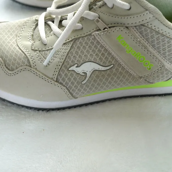 KangaROOS White Neon Green Sneakers Womens‎ 8 EUR 40 - Image 6