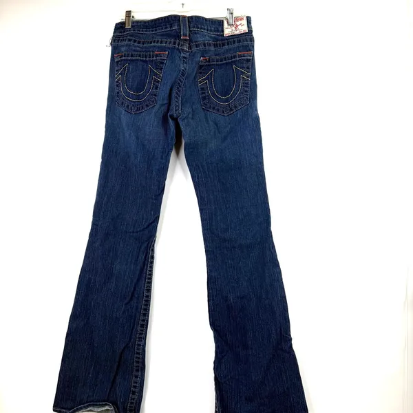 True Religion Women's Bobby Long Flare Jeans Size 31 x 34 - Image 5