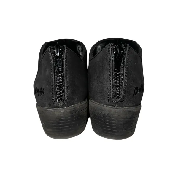 BLOWFISH‎ MALIBU Black Vegan Suede Low Block Heel Ankle Coastal Cowgirl Boot - 9 - Image 5