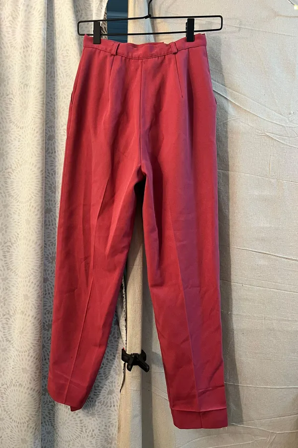 Bobbie & Brooks vintage pink trousers - Image 3