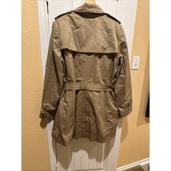 Banana Republic Trench Coat, Sz: XL - Image 7
