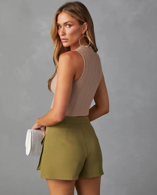Vici Ribbed Crop Tank Top - Image 11