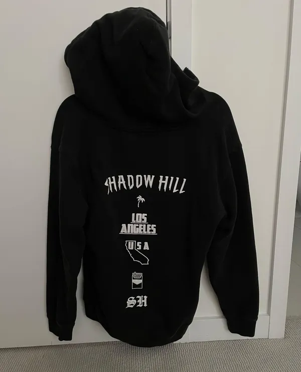 Shadowhill Black Oversized Merch Hoodie - Image 4