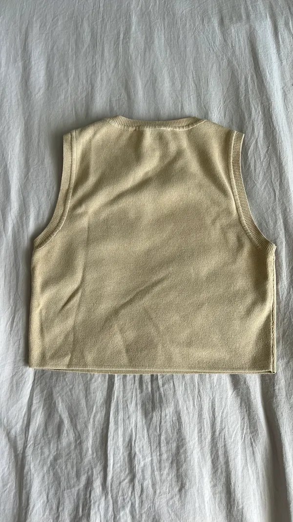 Sleeveless Knit ZARA Top Crop Tank - Image 2