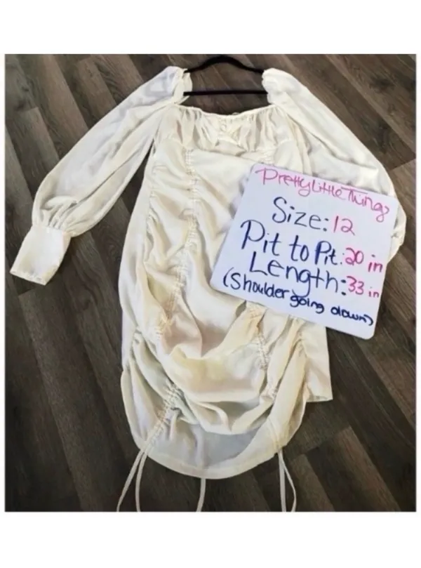Pretty Little Thing Dress Mini White - Image 9