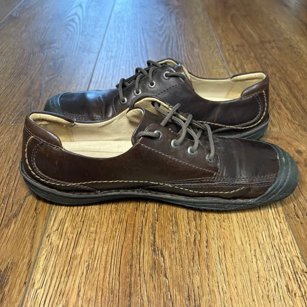 Keen Presidio Dark Brown Leather Lace Up Comfort Oxford‎ Shoes Womens 10 - Image 9