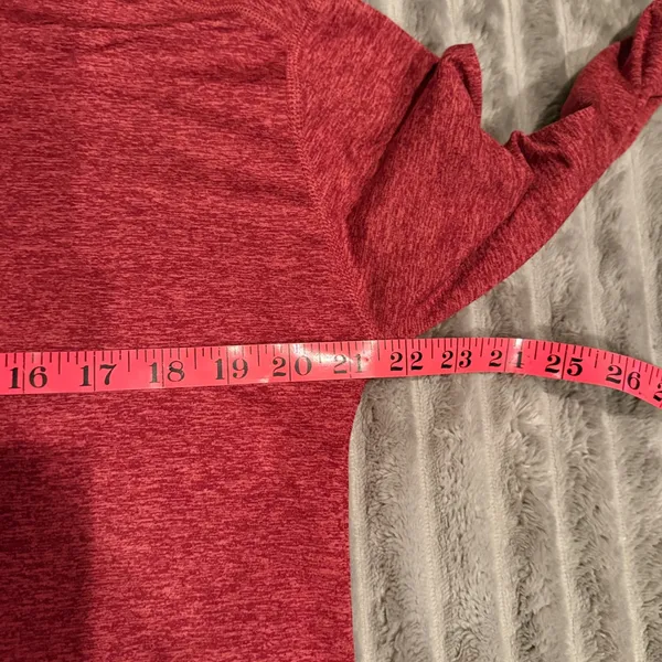 Nike Running Womens Dri-FIT Element Half Zip Pullover Red‎ Heather Medium - Image 7