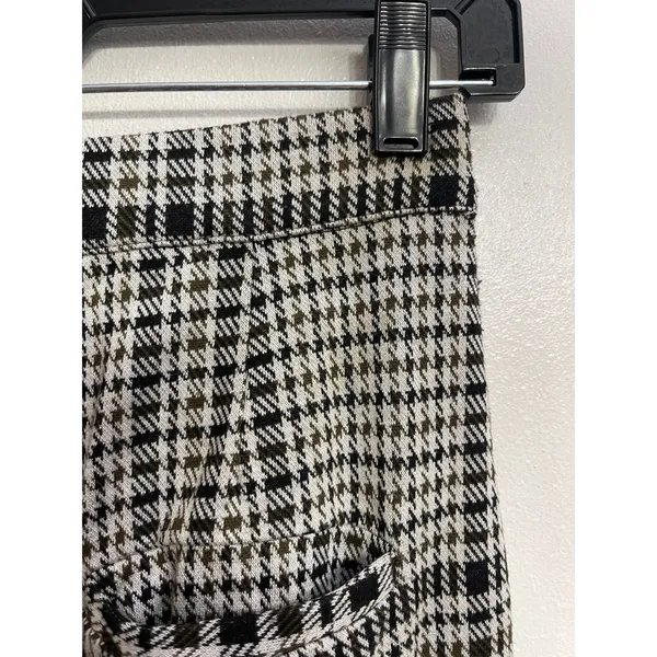 Free‎ People Posey Plaid Tapered Pants High Rise Dark Academia Trousers Size S - Image 8