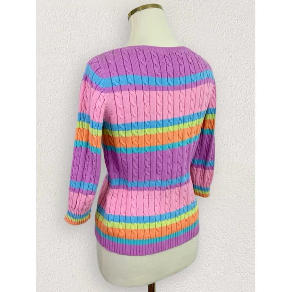 🌟HP🌟 Vintage Ralph Lauren Cable Knit Sweater - Image 5