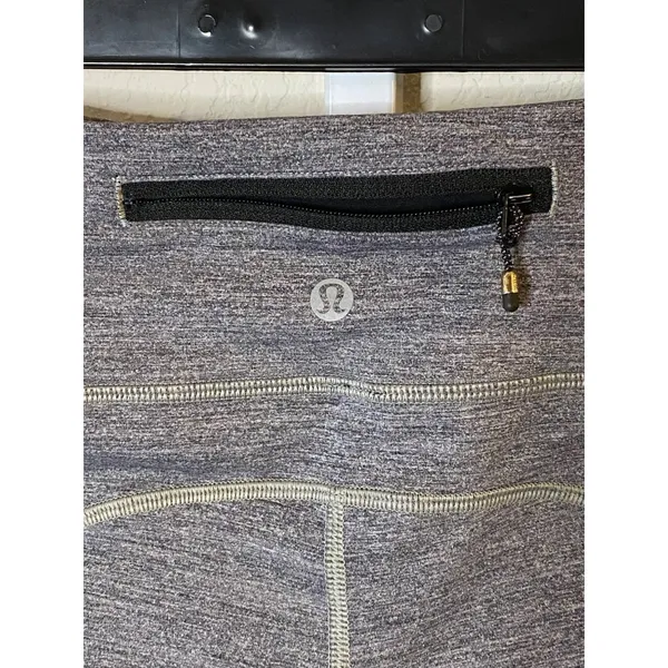 Lululemon‎ Speed Up Tight 28" Inseam Leggings Heathered Black Size 8 - Image 4