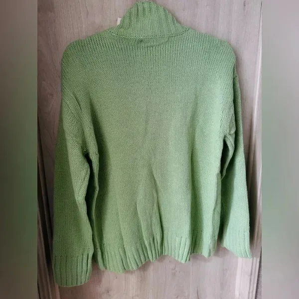 Revolve Sola Turtleneck Stitches & Stripes Green‎ Sweater Size Small - Image 2
