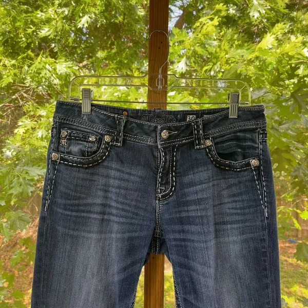 Miss Me Women's Signature-Rise Boot Cut Jeans Size 30 - Image 3