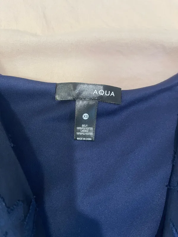 AQUA Long Sleeve Dress - Image 2