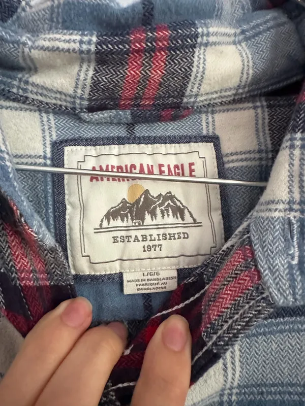 Vintage American Eagle Flannel - Image 3