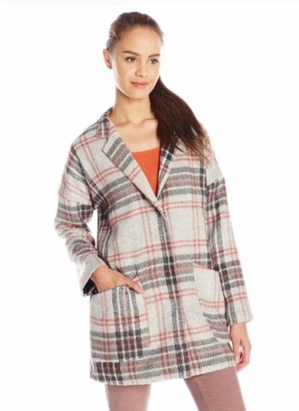Jolt Oversized Plaid Coat. Size Small. EUC - Image 2