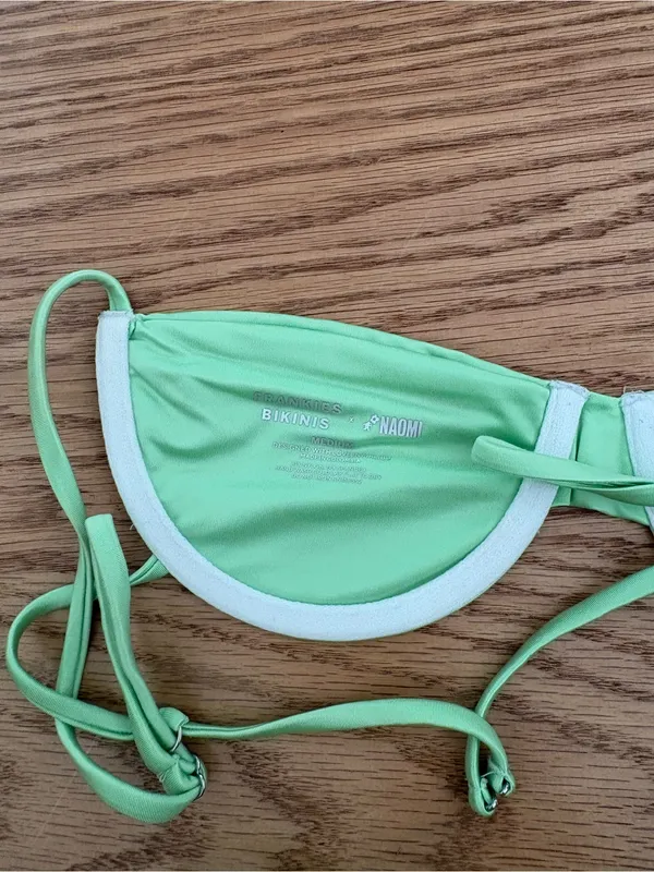 Frankie’s bikinis Green String Bikini Swim Set - Image 4