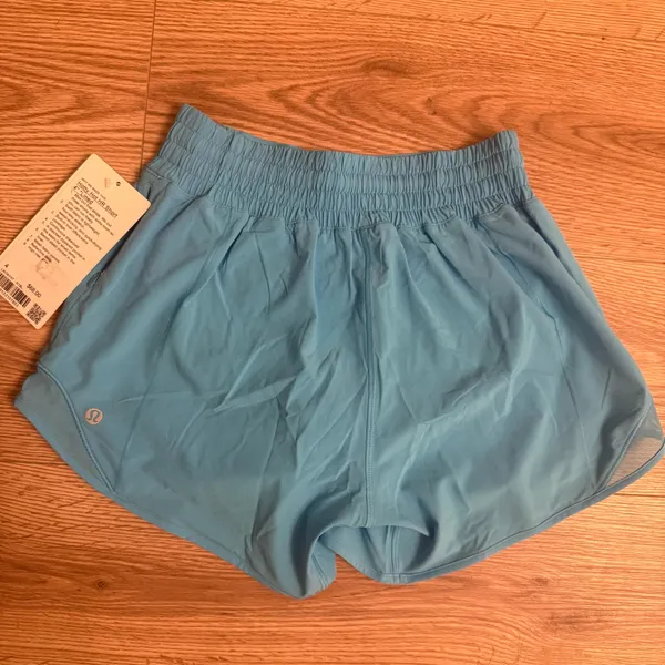 Lululemon High-Rise Hotty Hot Shorts 4” 4 - Kayak Blue - Image 2