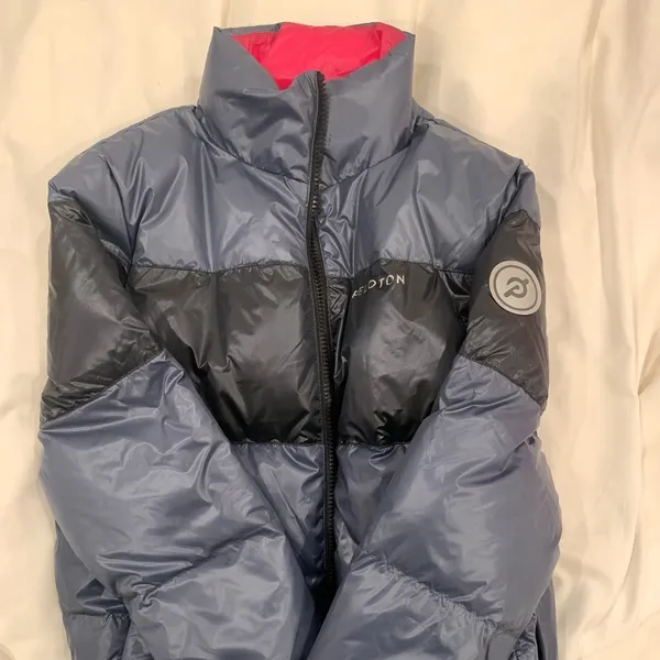 Alo NEW peloton colorblock puffer jacket winter ski coat s - Image 7
