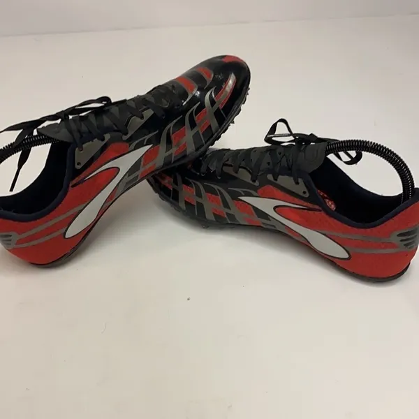 Brooks PR Sprint‎ 3 Track Shoe, Red/Black/Silver A12 - Image 9