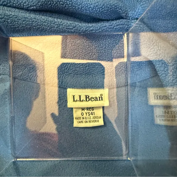 EUC Vintage L.L. Bean Lightweight Quarter-zip Fleece Pullover - Image 4