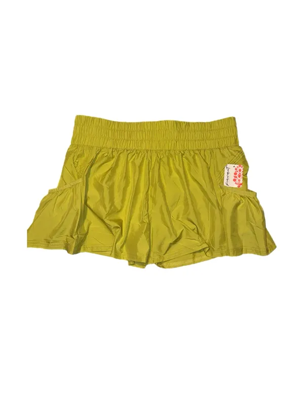 NWT Free People Movement Get Your Flirt On Shorts Honey Dew Moss Large - Image 4