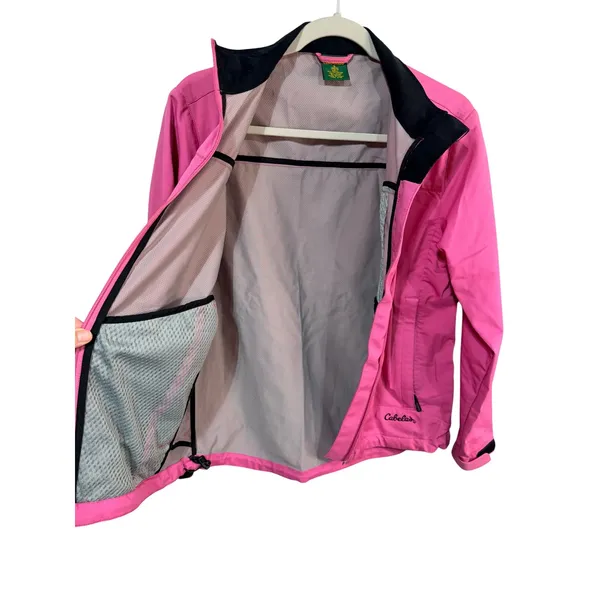 Cabela's Jacket Softshell Full Zip Lightweight Women's S Pink Outdoor Gorpcore - Image 4
