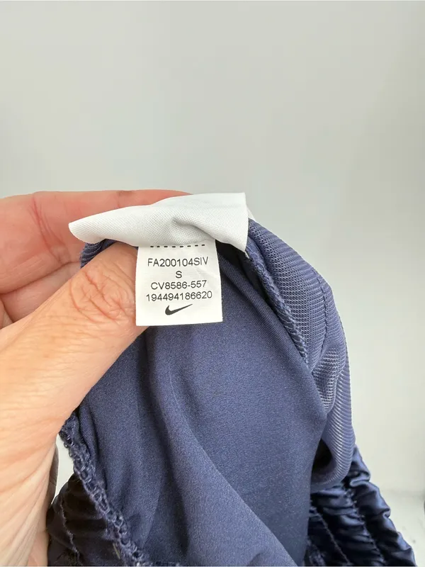 Nike Women's Air Satin Purple Indigo Track Pants Size Small - Image 6