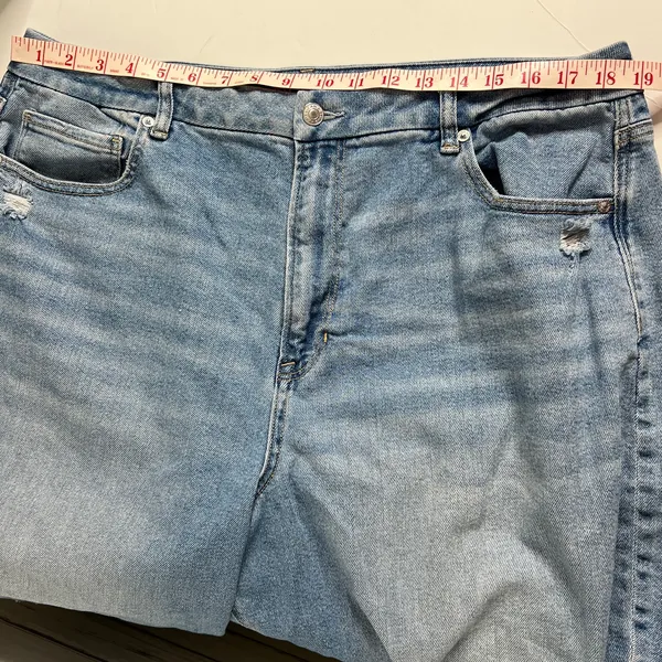 American Eagle Curvy Mom Jean Stretch Denim Plus Size 18 Short - Image 5