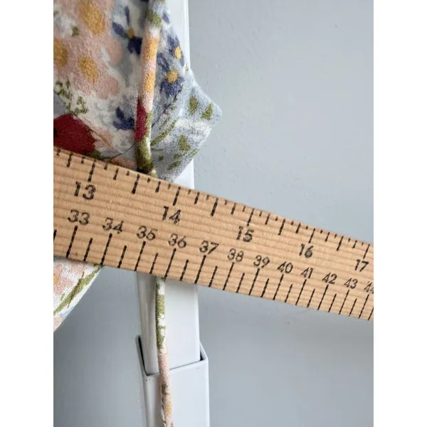 Reformation Floral Viscose Smocked Slip Midi Dress Size 6 - Image 8
