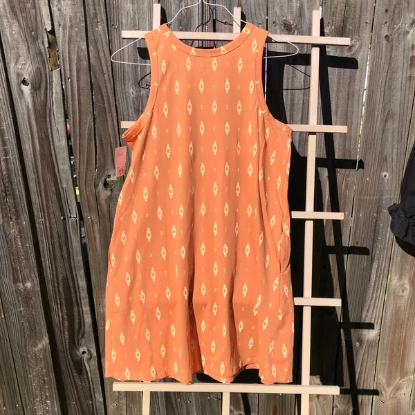 🛍️Sonoma Women’s Cotton Sleeveless Printed Shift Sun Dress Size Large - Image 5