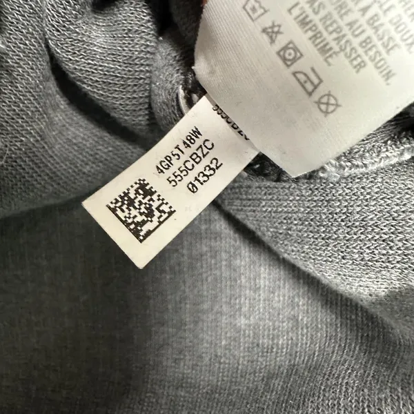 Aerie Waffle Knit‎ Sweater Womens XL Gray V Neck 3/4 Sleeve High Low Oversized - Image 10