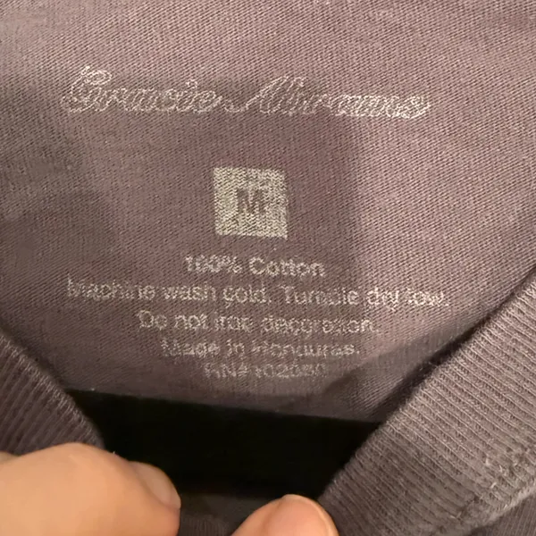 Gracie Abrams Concert Tee Gray Size M - Image 5