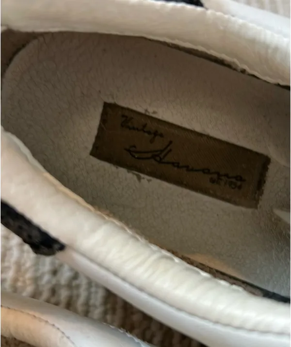 Vintage Havana Sneakers Low-Top White with Black Glitter 10 - Image 3