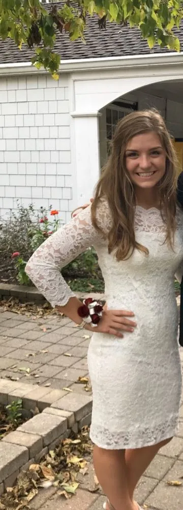 David's Bridal White dress - Image 2