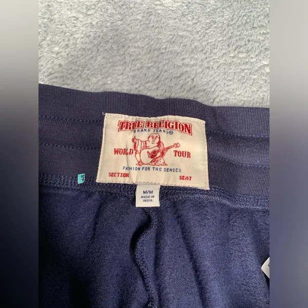 True religion Navy Jogger cargo Pants with Logo medium - Image 4