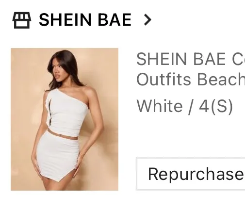 SheIn Two Piece Skirt Set - Image 2