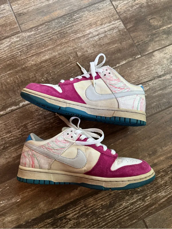 Nike Women’s Dunk Low 6.0 'Rave Pink' sneakers size 8.5 - Image 2
