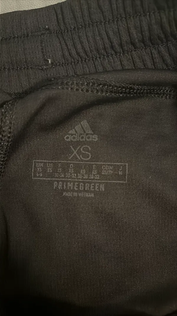 Black adidas exercise shorts - Image 2