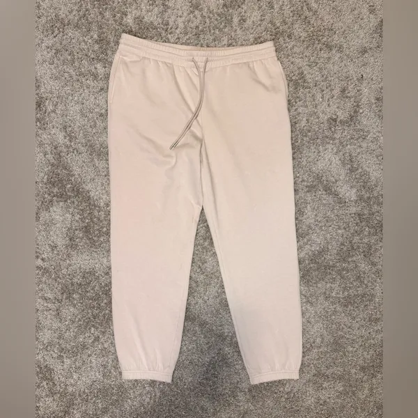 H&M Jogger Sweatpants Cream Color Size XL NWT - Image 2