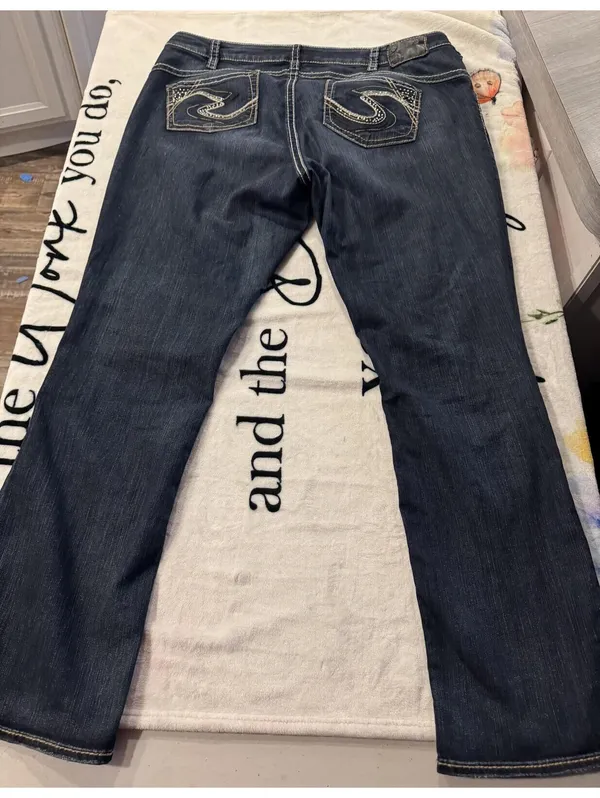 Silver Jeans Tuesday 16 1/2 Bootcut Women's Denim Jeans Size W22 L33 - Image 2