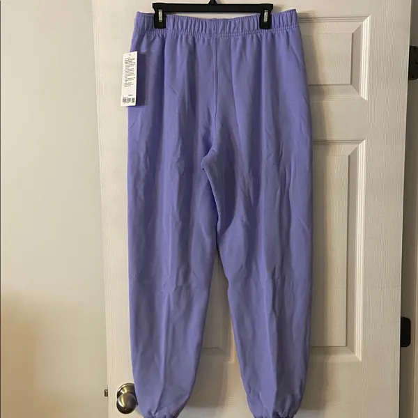 Lululemon Athletica Lavender Scuba MR Oversized Jogger Regular size L brand new - Image 5